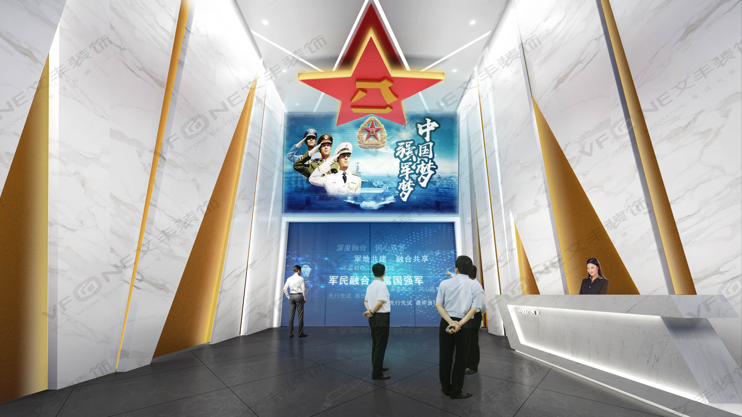 深圳高端展廳裝修公司告訴你：恢弘大氣的展廳設(shè)計到底好在哪？